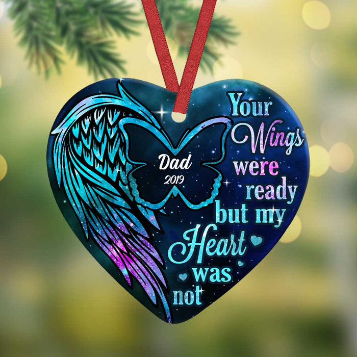 Personalized Memo Christmas Heart Ornament SB131 24O34 1