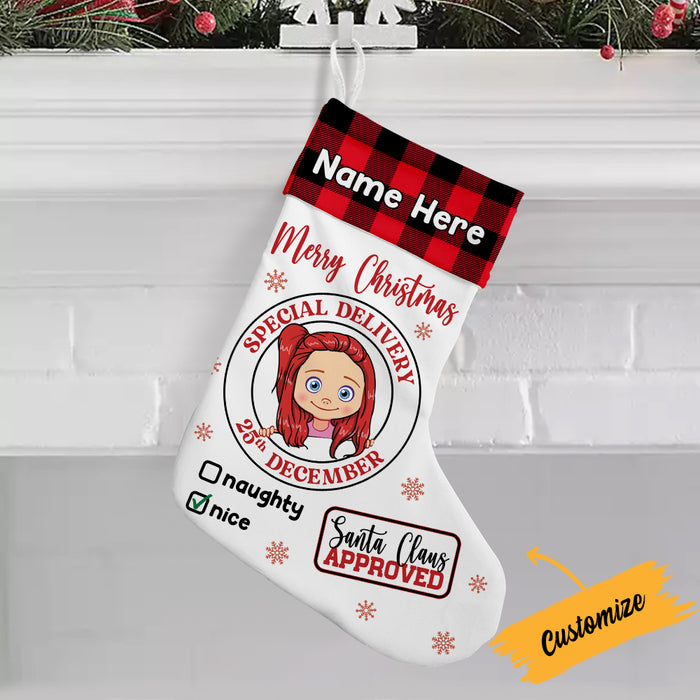 Personalized Christmas Delivery Stocking SB132 30O36 1