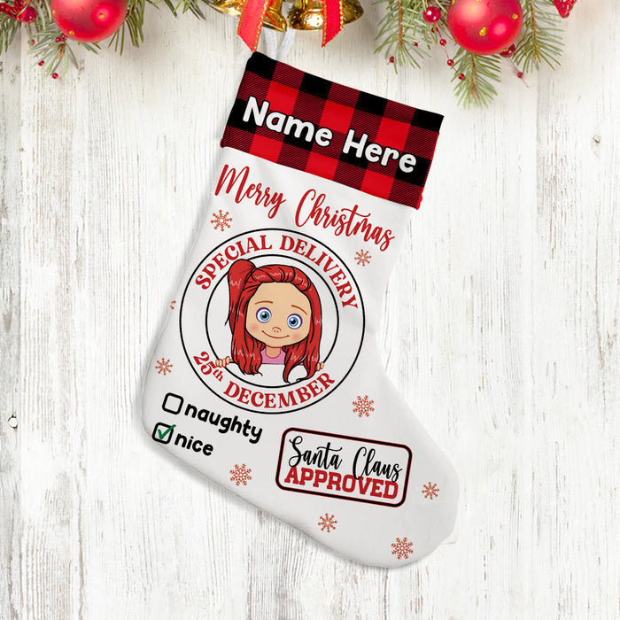 Personalized Christmas Delivery Stocking SB132 30O36 1