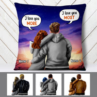 Personalized Couple I Love You Most Pillow SB131 85O47 (Insert Included) thumb 1