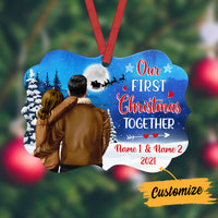 Personalized Couple Christmas Benelux Ornament SB133 30O36 thumb 1
