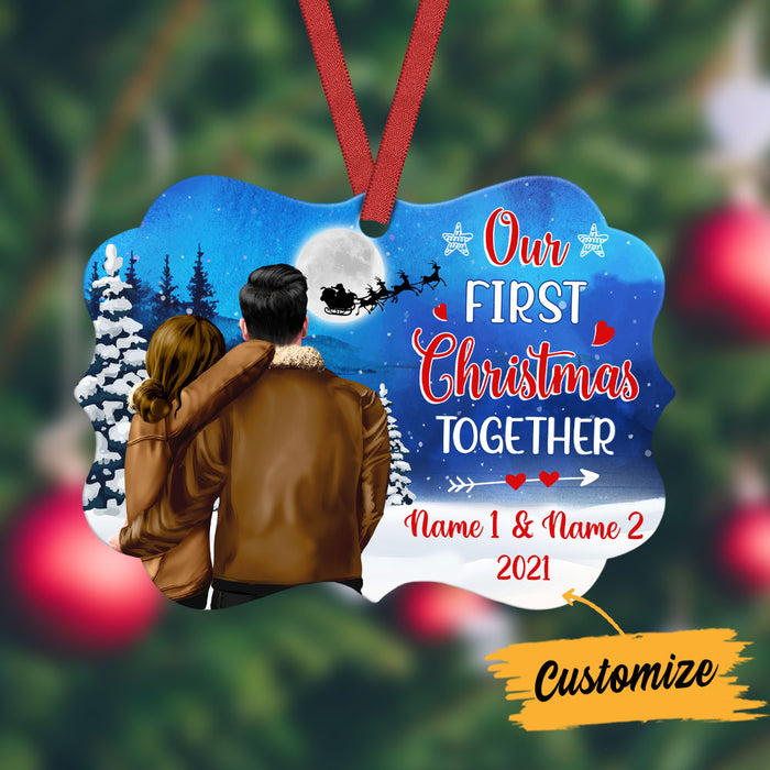 Personalized Couple Christmas Benelux Ornament SB133 30O36 1