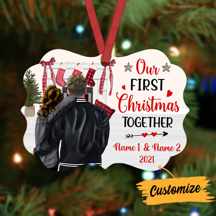 Personalized Couple Christmas Benelux Ornament SB133 30O36 1