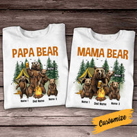 Personalized Mom Dad Bear Couple Family T Shirt SB132 81O34 thumb 1