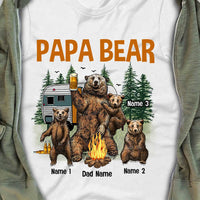 Personalized Mom Dad Bear Couple Family T Shirt SB132 81O34 thumb 1