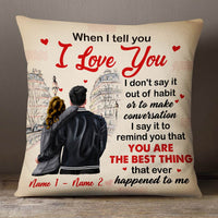 Personalized I Love You Couple Pillow SB141 23O36 (Insert Included) thumb 1