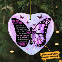 Personalized Memo Butterfly Heart Ornament SB141 30O36 thumb 1