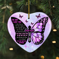 Personalized Memo Butterfly Heart Ornament SB141 30O36 thumb 1