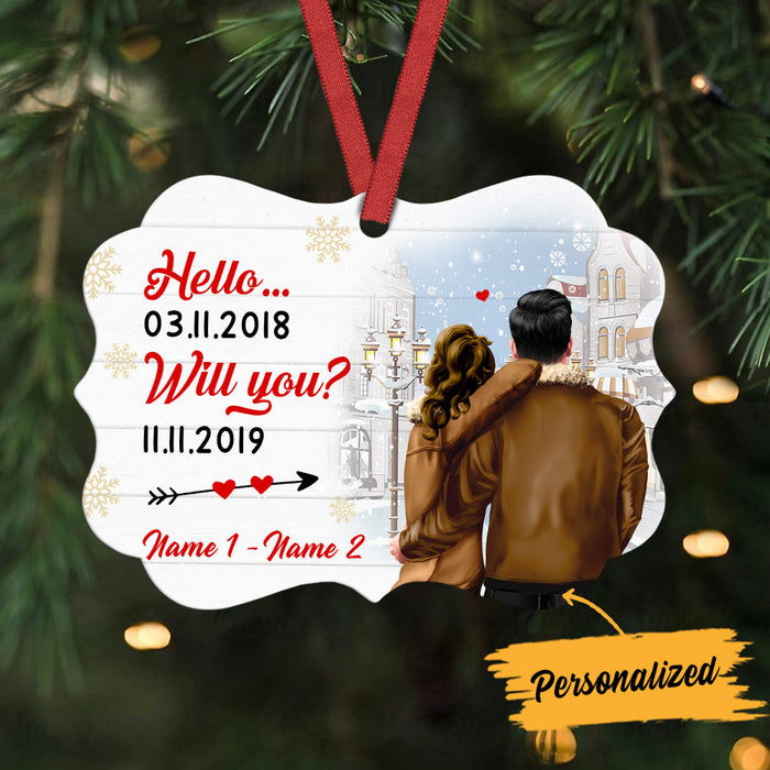 Personalized Couple Anniversary Benelux Ornament SB132 26O36 1