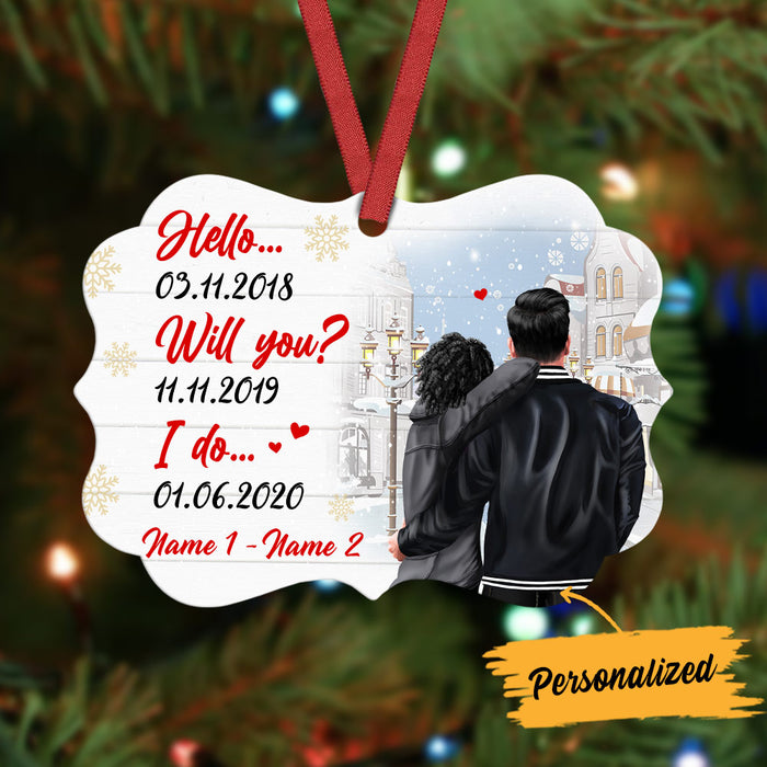 Personalized Couple Anniversary Benelux Ornament SB132 26O36 1