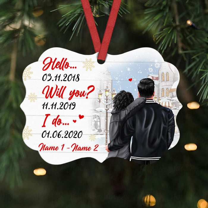 Personalized Couple Anniversary Benelux Ornament SB132 26O36 1