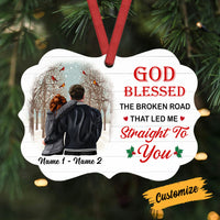 Personalized Blessed Couple Christmas  Benelux Ornament SB141 95O53 thumb 1