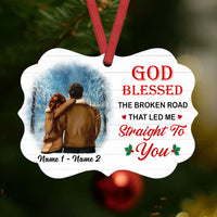 Personalized Blessed Couple Christmas  Benelux Ornament SB141 95O53 thumb 1