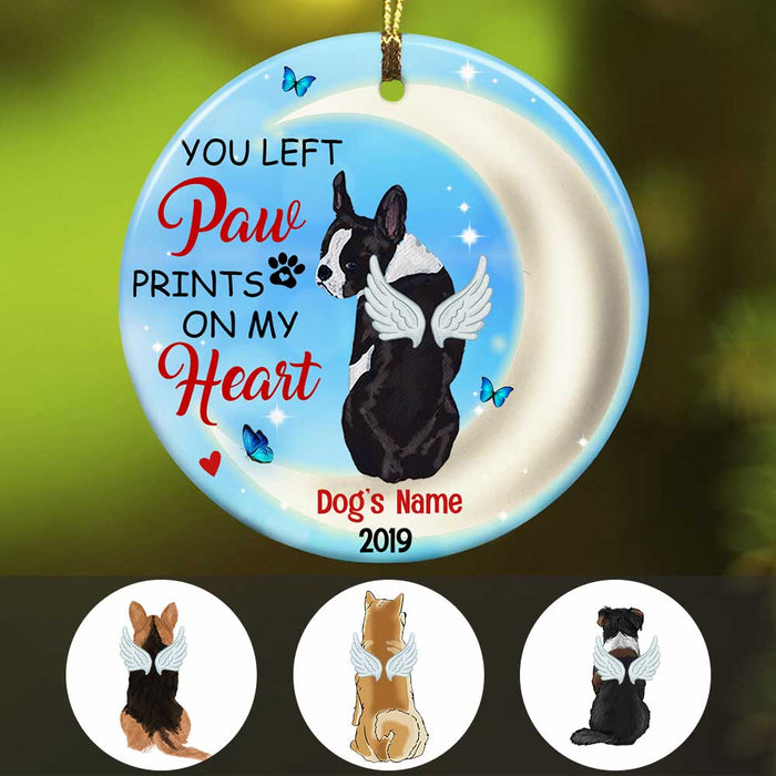 Personalized Dog Memo Circle Ornament SB131 87O34 1