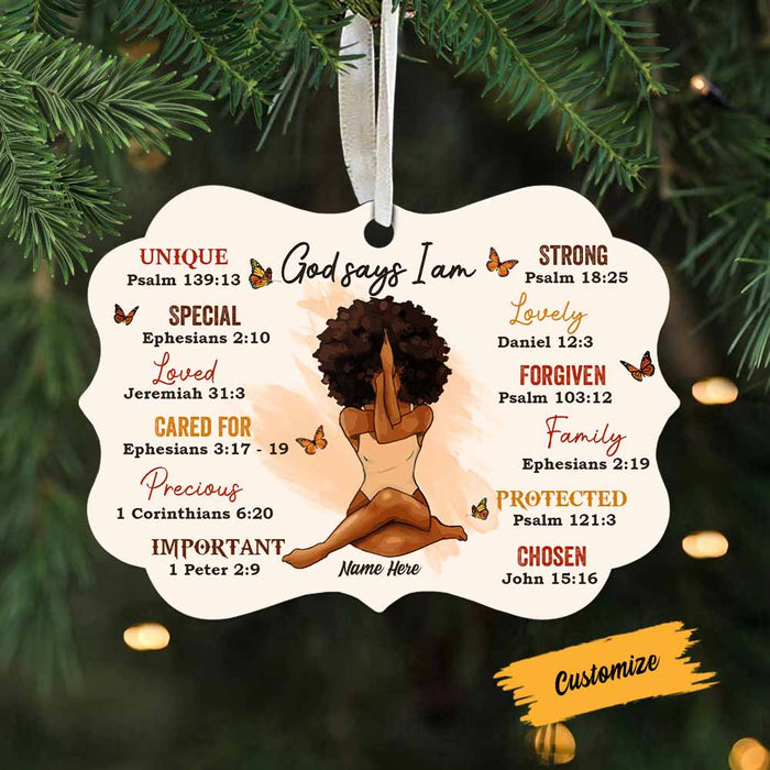 Personalized BWA God Says Benelux Ornament SB31 30O58 1