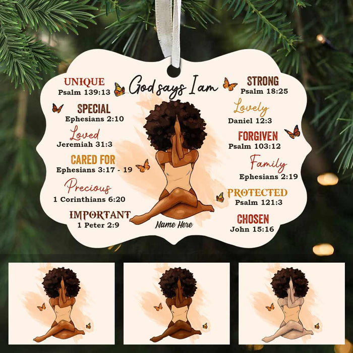 Personalized BWA God Says Benelux Ornament SB31 30O58 1