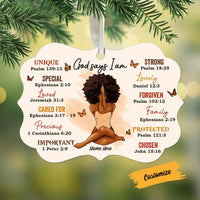 Personalized BWA God Says Benelux Ornament SB31 30O58 thumb 1