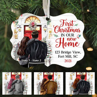 Personalized Christmas Couple Benelux Ornament SB154 26O58 thumb 1