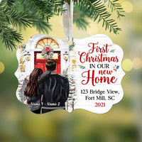 Personalized Christmas Couple Benelux Ornament SB154 26O58 thumb 1