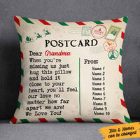 Personalized Christmas Letter To Mom Grandma Postcard Pillow SB141 65O57 thumb 1