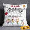 Personalized Mom Grandma Spanish Mamá Abuela Canvas Pillow SB142 26O58 1