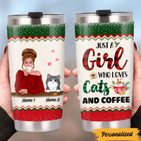 Personalized Cat Mom Christmas Steel Tumbler SB142 95O47 thumb 1