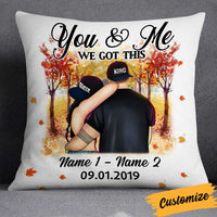 Personalized Couple Fall Together Since Pillow SB142 87O34 thumb 1