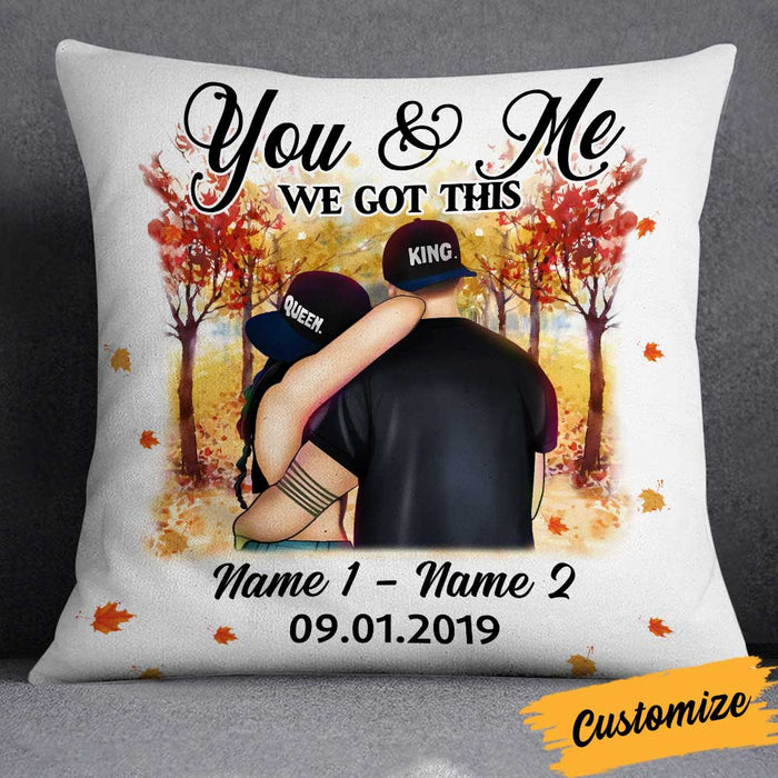 Personalized Couple Fall Together Since Pillow SB142 87O34 1