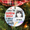 Personalized Cat Memo Rainbow Circle Ornament SB144 81O34 1