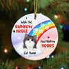 Personalized Cat Memo Christmas Circle Ornament SB151 24O57 thumb 1