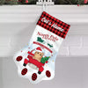 Personalized Cat Red Truck Christmas Paw Stocking SB151 87O57 1