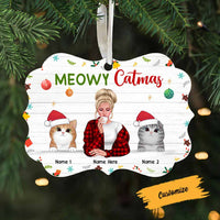 Personalized Cat Christmas Benelux Ornament SB157 30O58 thumb 1