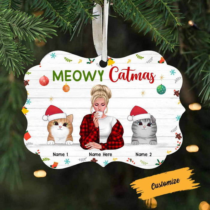Personalized Cat Christmas Benelux Ornament SB157 30O58 1
