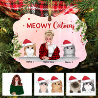 Personalized Cat Christmas Benelux Ornament SB157 30O58 thumb 1