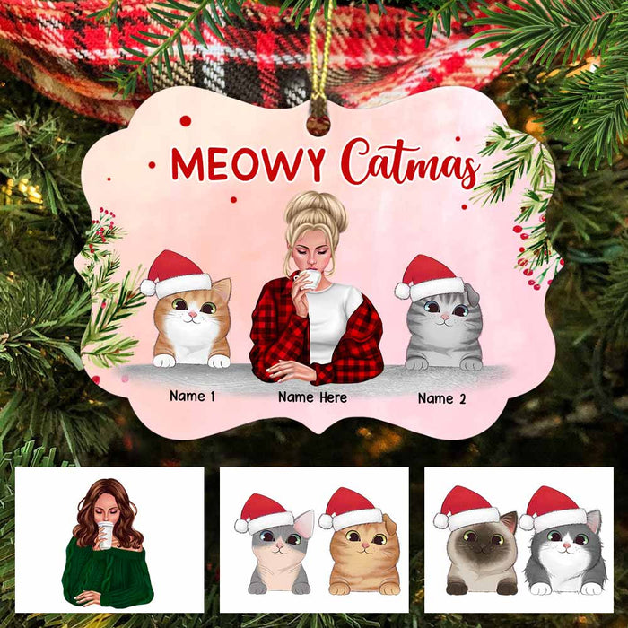 Personalized Cat Christmas Benelux Ornament SB157 30O58 1