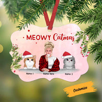 Personalized Cat Christmas Benelux Ornament SB157 30O58 thumb 1