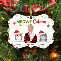 Personalized Cat Christmas Benelux Ornament SB157 30O58 thumb 1