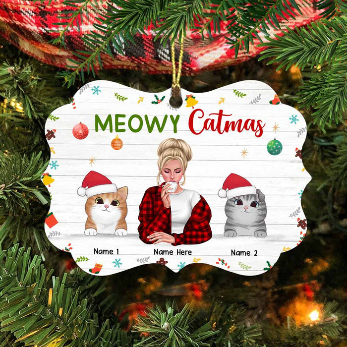 Personalized Cat Christmas Benelux Ornament SB157 30O58 1
