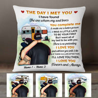 Personalized Camping Couple Pillow SB153 24O58 (Insert Included) thumb 1