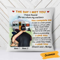 Personalized Camping Couple Pillow SB153 24O58 (Insert Included) thumb 1