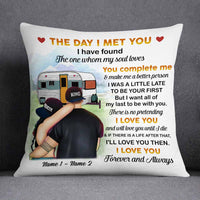Personalized Camping Couple Pillow SB153 24O58 (Insert Included) thumb 1