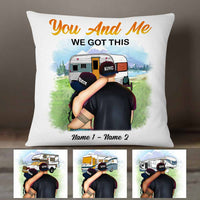 Personalized Camping Couple Pillow SB154 24O58 (Insert Included) thumb 1