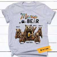 Personalized Mama Bear Mom Camping T Shirt SB156 81O58 thumb 1