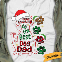 Personalized Christmas Dog Mom T Shirt SB157 81O34 thumb 1