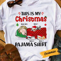 Personalized Dog Mom Christmas T Shirt SB155 87O53 thumb 1