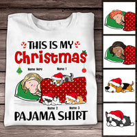 Personalized Dog Mom Christmas T Shirt SB155 87O53 thumb 1