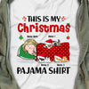 Personalized Dog Mom Christmas T Shirt SB155 87O53 1