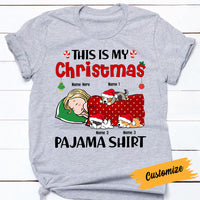 Personalized Dog Mom Christmas T Shirt SB155 87O53 thumb 1