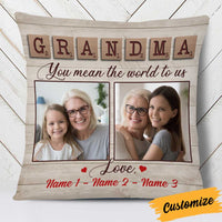 Personalized Grandma Nana Scrabble Pillow SB155 81O34 (Insert Included) thumb 1