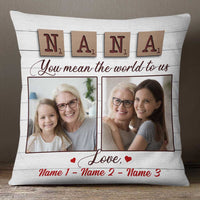 Personalized Grandma Nana Scrabble Pillow SB155 81O34 (Insert Included) thumb 1